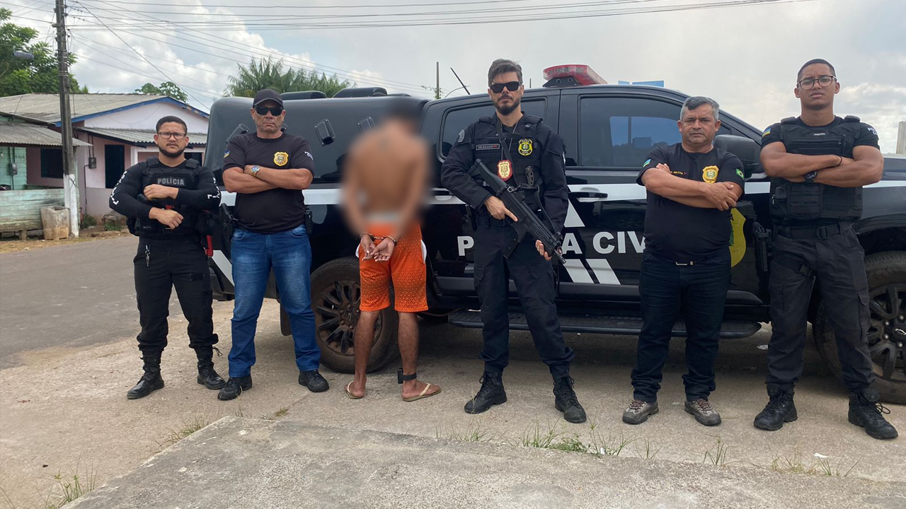 NO MUNICÍPIO DE AMAPÁ, POLÍCIA CIVIL PRENDE INDIVÍDUO ACUSADO PELA PRÁTICA DO CRIME DE TENTATIVA DE HOMICÍDIO
